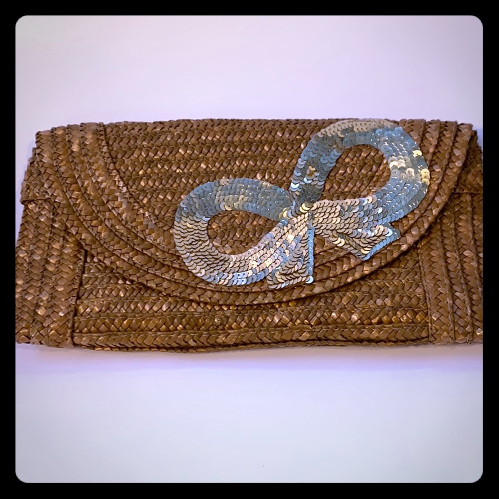 Felix Rey Straw Clutch Bag